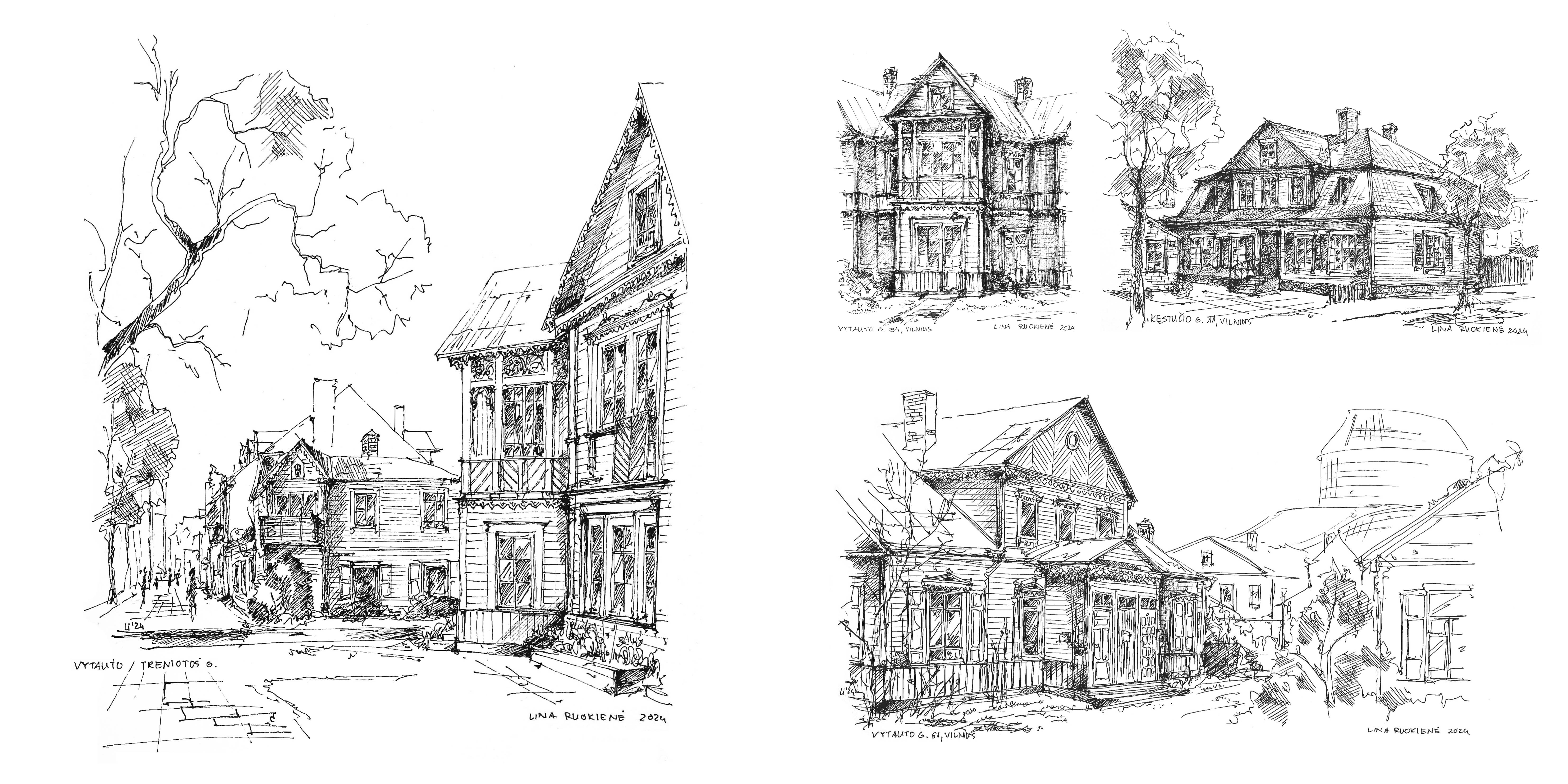 Wooden houses